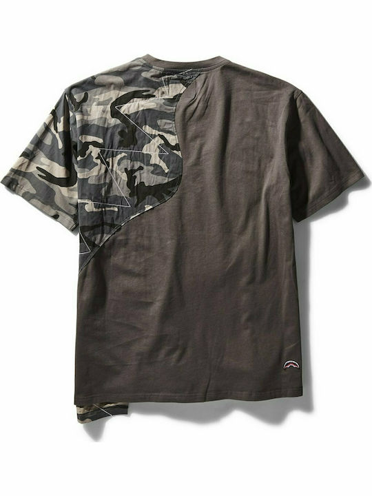 Sprayground Big Bite SG7103G Men's Short Sleeve T-shirt Gray 910SG7103G