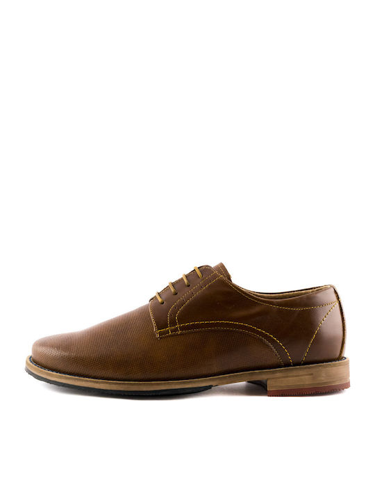 Northway Men's Leather Casual Shoes Tabac Brown