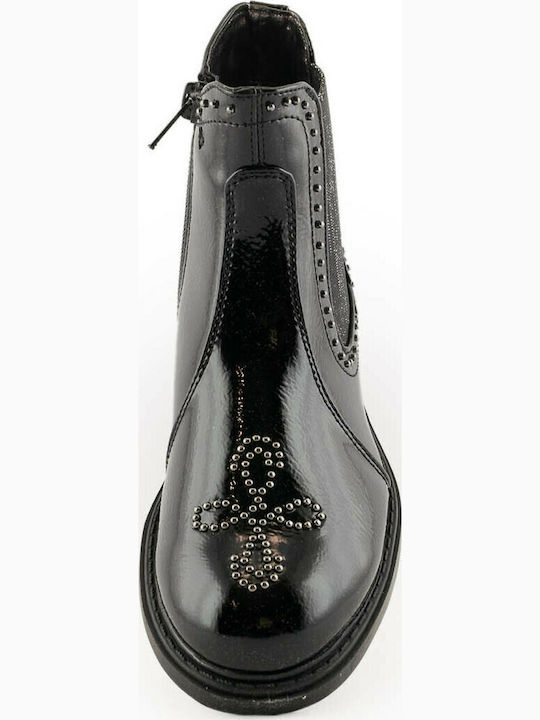 Kids Boots with Zipper Black