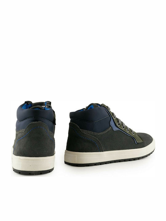 3203 Kids Sneakers High Gray