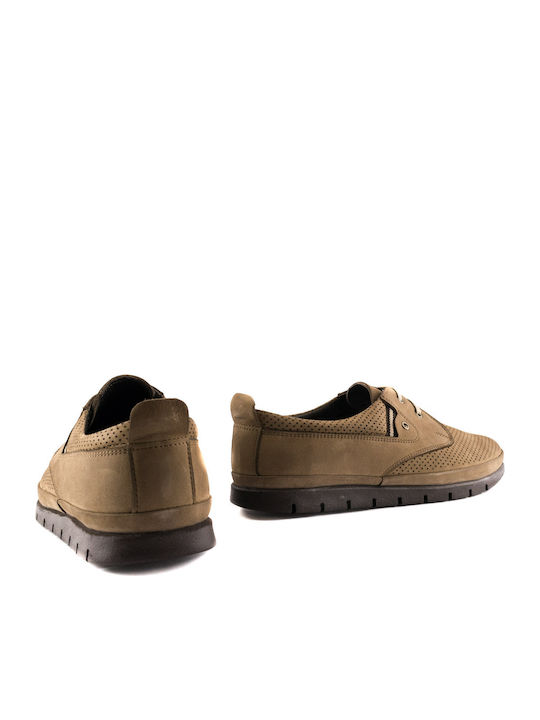 11708 Leder Herren Freizeitschuhe Braun