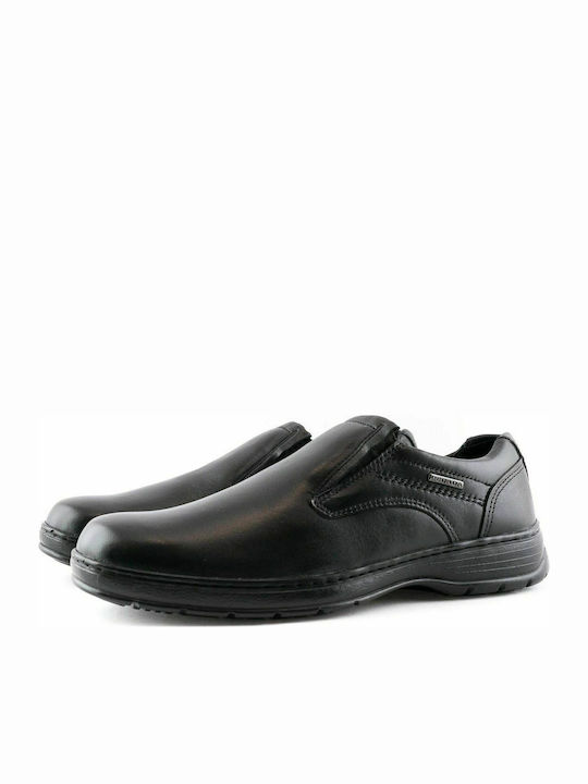 Pegada Men's Leather Casual Shoes Black