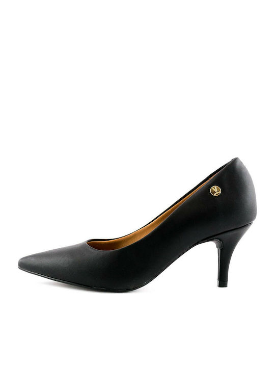 La Coquette Pointed Toe Black Medium Heels 1185-702