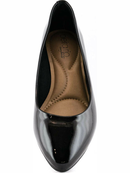 4244-100 Pantofi cu toc Negre