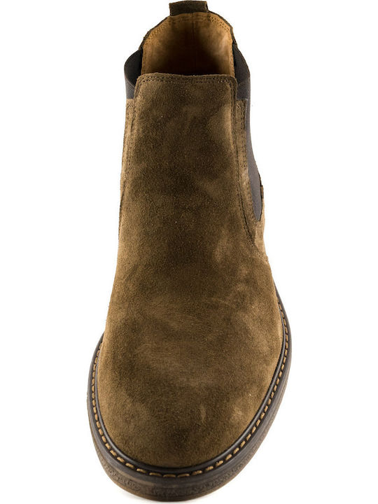 171 Suede Brown Chelsea Boots