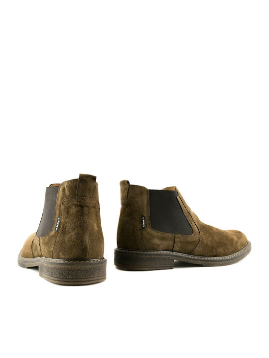 171 Suede Brown Chelsea Boots