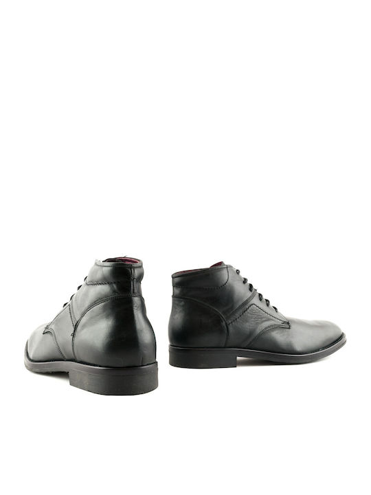 Leather Black Men's Boots