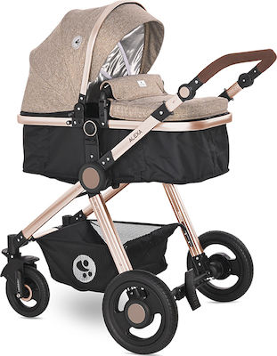 Lorelli Alexa 3 in 1 Verstellbar 3 in 1 Baby Kinderwagen Geeignet für Neugeborene Pearl Beige 14.65kg 10021292182