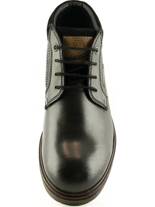 67041 Кожени Мъжки Ботуши Chukka Черни