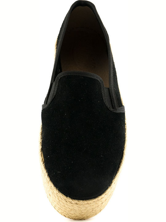 Dicas 8-32 Wildleder Damen Espadrilles in Schwarz Farbe