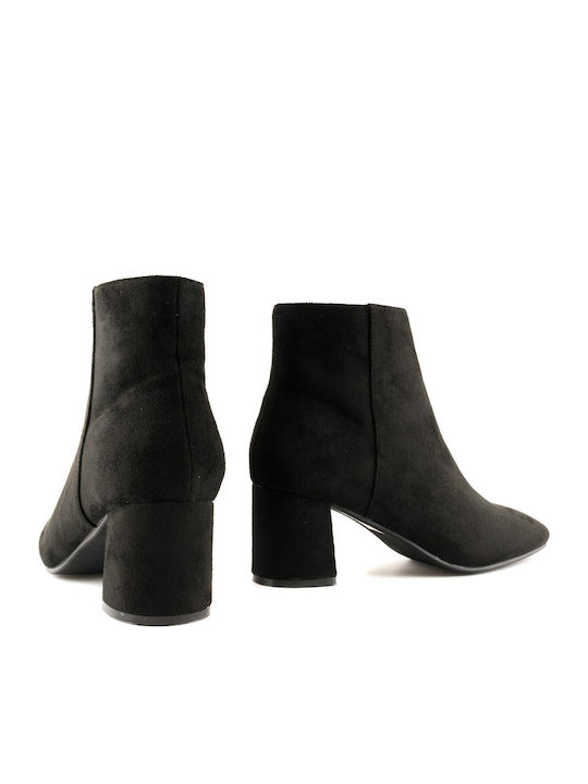 9558Β-2Α Stiefeletten Damen Schwarz
