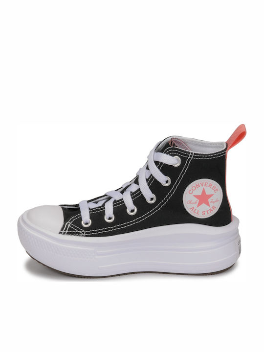 Chuck Taylor All Star CHUCK TAYLOR ALL STAR Kids Sneakers High Black / Pink Salt / White
