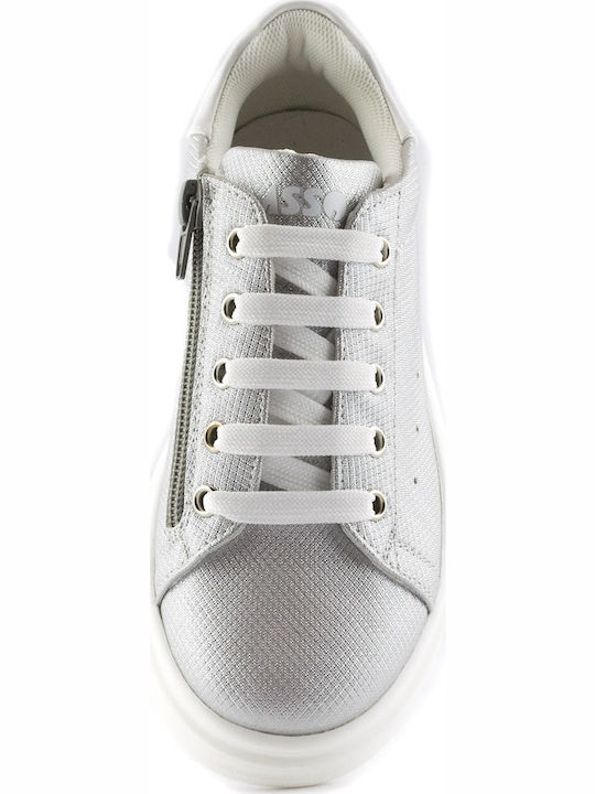 Παιδικά Sneakers Ασημί