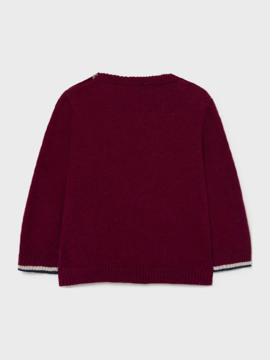 Kids' Sweater Long Sleeve Bordeaux