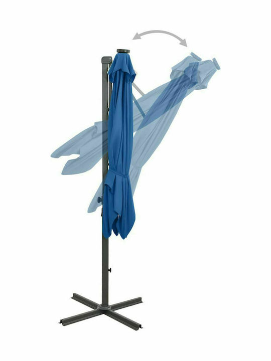 Hanging Circular Aluminum Blue Parasol Φ2.5m