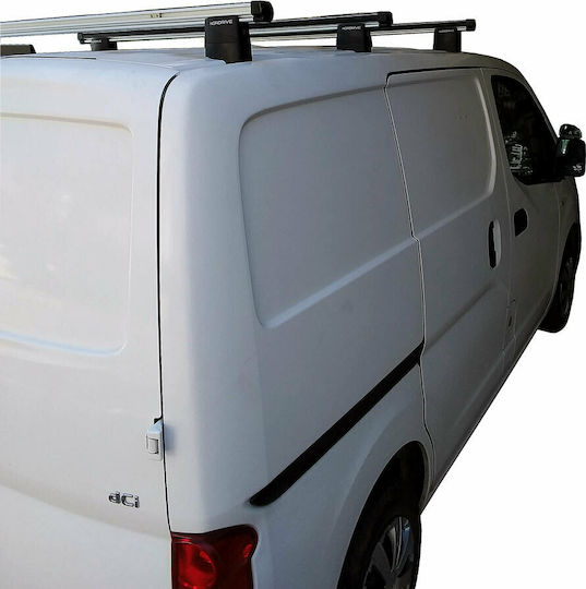 Nordrive Μπάρες Οροφής Αλουμινίου για Nissan NV200 (Σετ με πόδια)