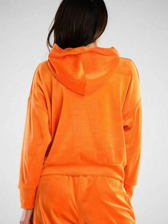 Awama Women's Hooded Sweatshirt Orange