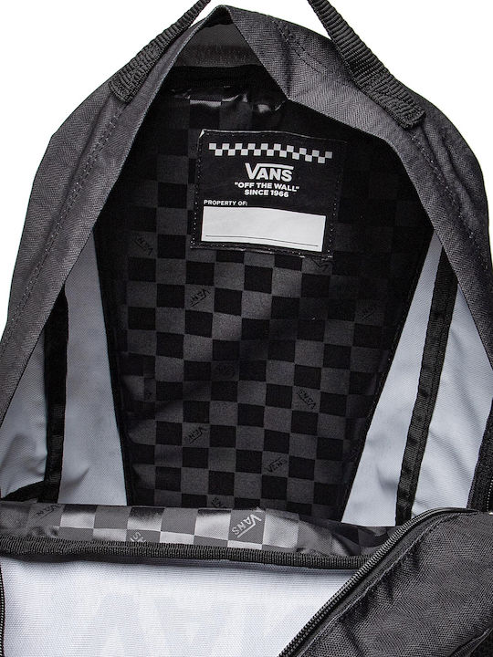 Vans Skool Back Black/Charcoal Σχολική Τσάντα Πλάτης Γυμνασίου - Λυκείου Μαύρη 18lt