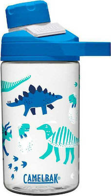 Camelbak Chute Mag Kinder Trinkflasche Dinosaurier Kunststoff Blau 400ml