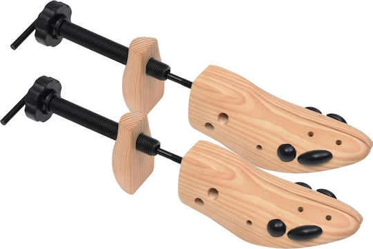 vidaXL Massives Holz Schuhformer 36/40 2Stück