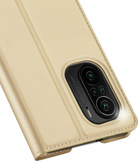 Dux Ducis Skin Pro Book Synthetic Leather Gold (Poco F3 / Mi 11i)