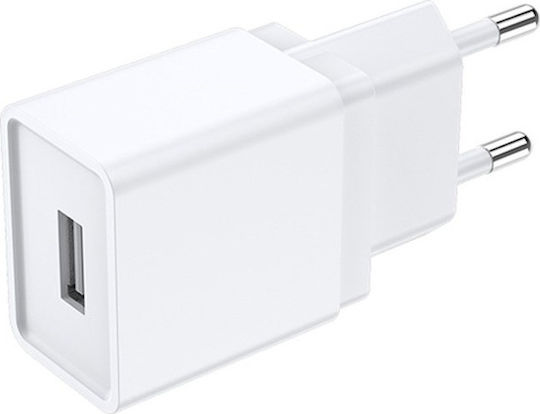 Xipin Φορτιστής με Θύρα USB-A και Καλώδιο Lightning Λευκός (EU-09T)