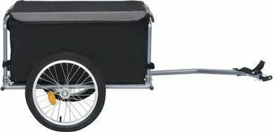 Vidaxl Bicycle Trailer Cargo Transport Black Gray 65 K