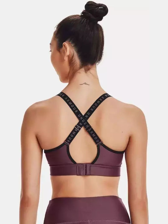 Infinity Mid Women's Sports Bra without Padding Purple