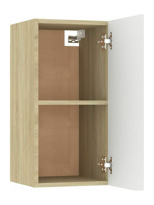 Cabinet Wall White - Sonoma Oak 30.5x30x60cm