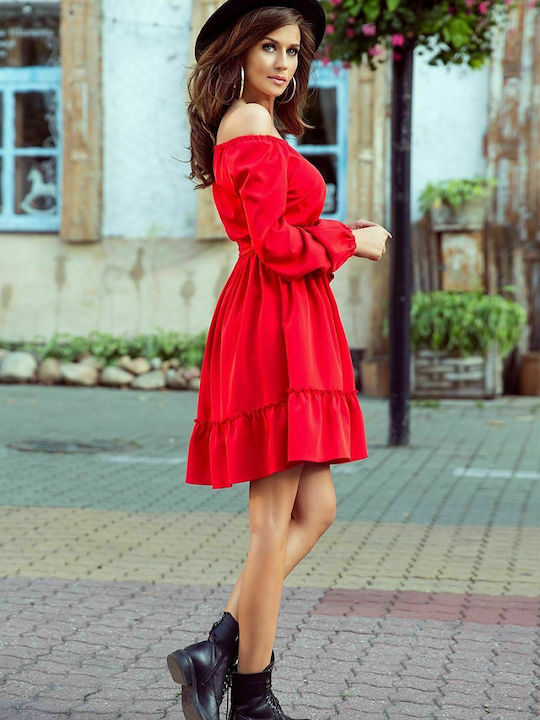 Numoco Mini Dress Red