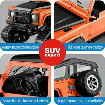 Fayee FY003-1 FPV Camera Wheels & Chains Land Rover Defender style 4WD Τηλεκατευθυνόμενο Αυτοκίνητο 4WD