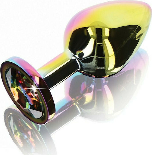 ToyJoy Anal Play Twilight Booty Jewel Rainbow Jewel Πρωκτική Σφήνα Medium Medium 8.2cm
