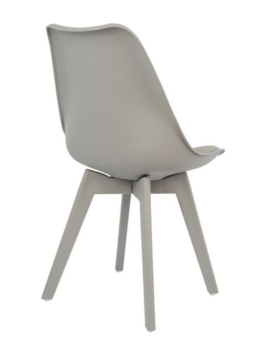 Vegas Kitchen Polypropylene Chair Grey / Grey 47x56.6x82cm 4pcs