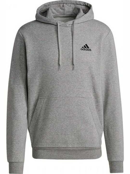 Essentials Sweatshirt with Hood Gray