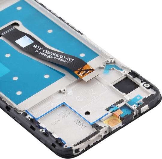 Екран със Сензорен Механизъм и Рамка за Huawei P Smart 2020 (Черен)