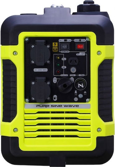 Kraft & Dele Generator Inversor Benzină (în patru timpi) Patru timpi cu Autostart și Putere Maximă 2.1kVA