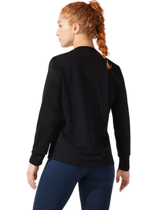 ASICS Core Women's Athletic Blouse Long Sleeve Black