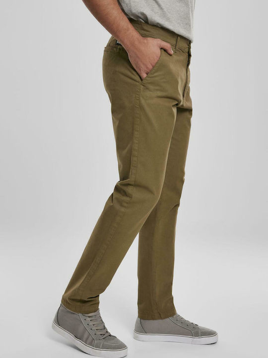 Pantaloni Chino Elastic cu Croială Normală Summer Olive