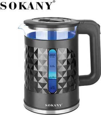 Sokany SK-1028 Kettle 2.3lt 2000W Black