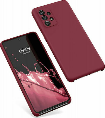 KWmobile Flexible Rubber Back Cover Σιλικόνης Rhubarb Red (Galaxy A52)