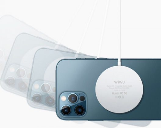 Wiwu Încărcător Magsafe 15W Albς (M5)