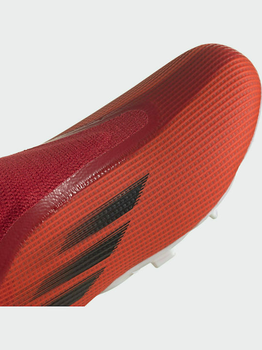 X Speedflow.3 FG Kids Soccer Cleats with Molded Outsole Red / Core Black / Solar Red