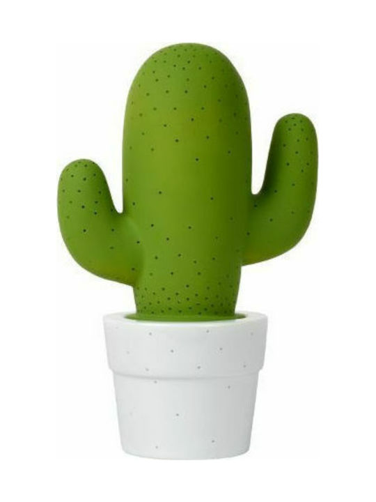 Lucide Lightning Cactus Lustră Decorativă Cactus cu Soclu pentru Bec E14 Verde