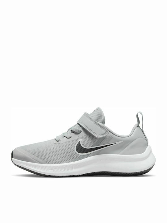 Star Runner Star Runner 3 Kids Sports Shoes Running with Hoop & Loop Closure Light Grey / Black