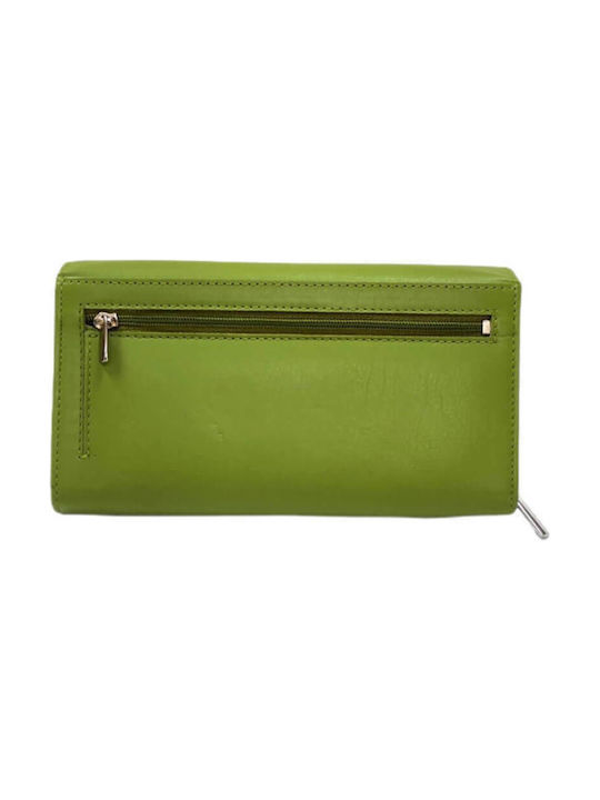 Women's Wallet made of Genuine Leather of Excellent Quality in Green