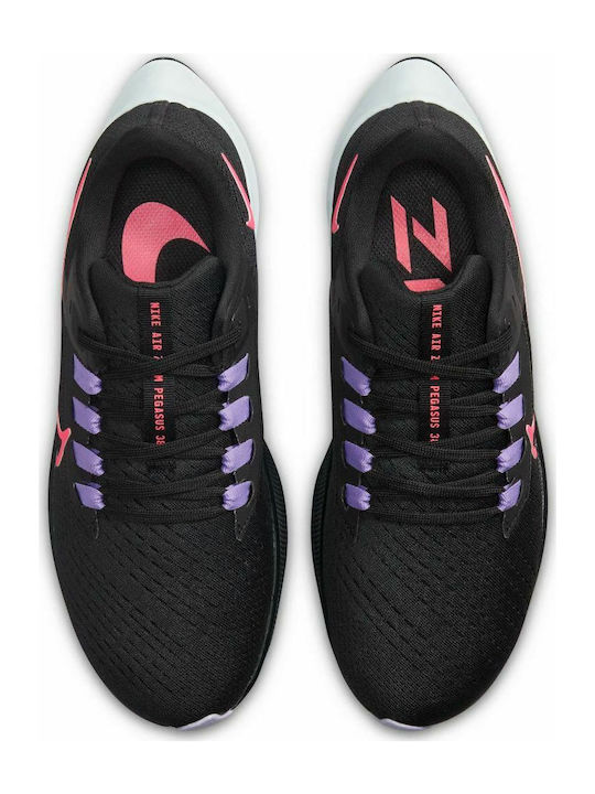 Air Zoom Pegasus 38 Sport Shoes Running Black / Hyper Pink / Lilac / Pure Platinum