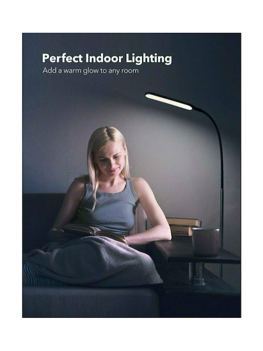 TaoTronics LED Floor Lamp H176xW24.9cm. 450lm Black