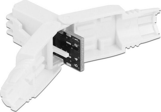 DeLock Βύσμα RJ-45 male Λευκό 86977