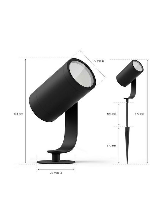 Philips Wasserdichte LED-Leuchte Eingesteckt 1742830P7