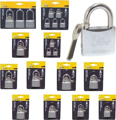 Lalizas Padlock Brass with Key 60mm 1pcs